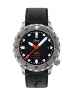 20mm 黑色矽膠錶帶 Sinn U50系列/756/856 適用款(不含手錶與錶釦)